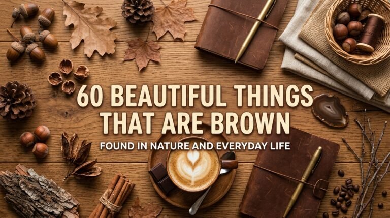 60 beautiful things that are brown found in nature, animals, foods, and everyday objects