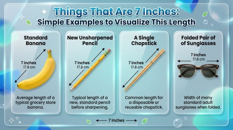 Things That Are 7 Inches: Simple Examples to Visualize This Length