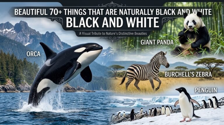 Beautiful 70+ Things That Are Naturally Black and White