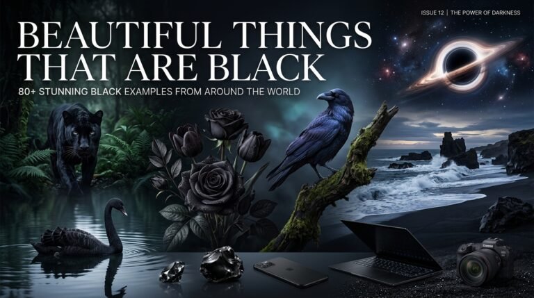 Beautiful Things That Are Black: 80+ Stunning Black Examples From Around the World