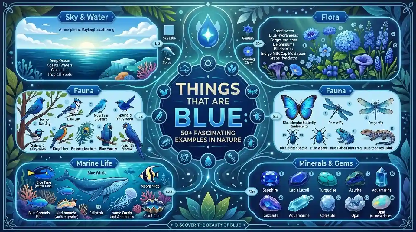 Things That Are Blue: 50+ Fascinating Examples in Nature