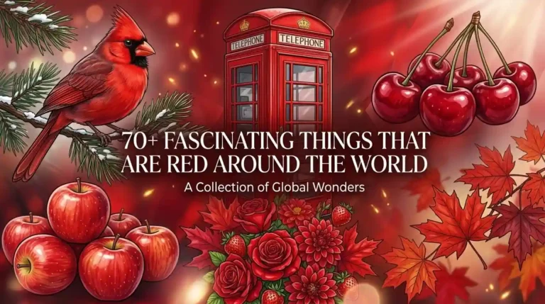 70+ Fascinating Things That Are Red Around the World