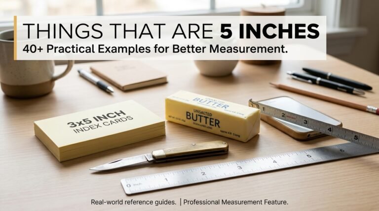 "Things That Are 5 Inches" 40+ Practical Examples for Better Measurement.
