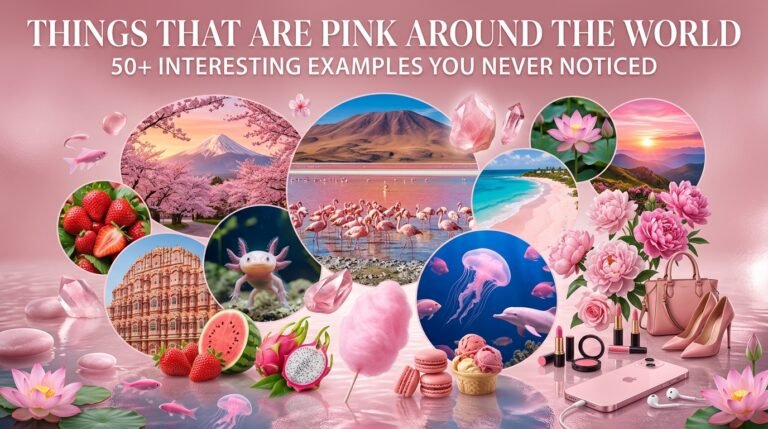 Things That Are Pink Around the World: 50+ Interesting Examples You Never Noticed