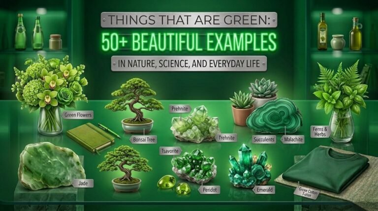 Things That Are Green: 50+ Beautiful Examples in Nature, Science, and Everyday Life