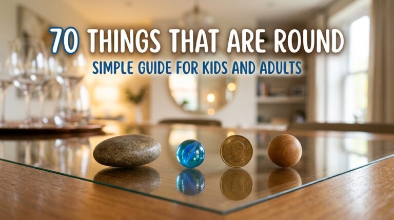 70 Things That Are Round: Simple Guide for Kids and Adults