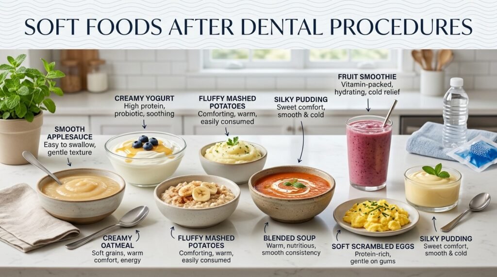  Foods After Dental Procedures