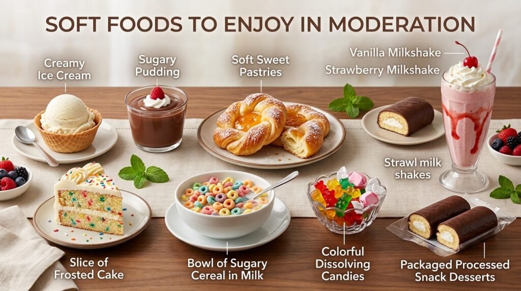 Less Healthy foods