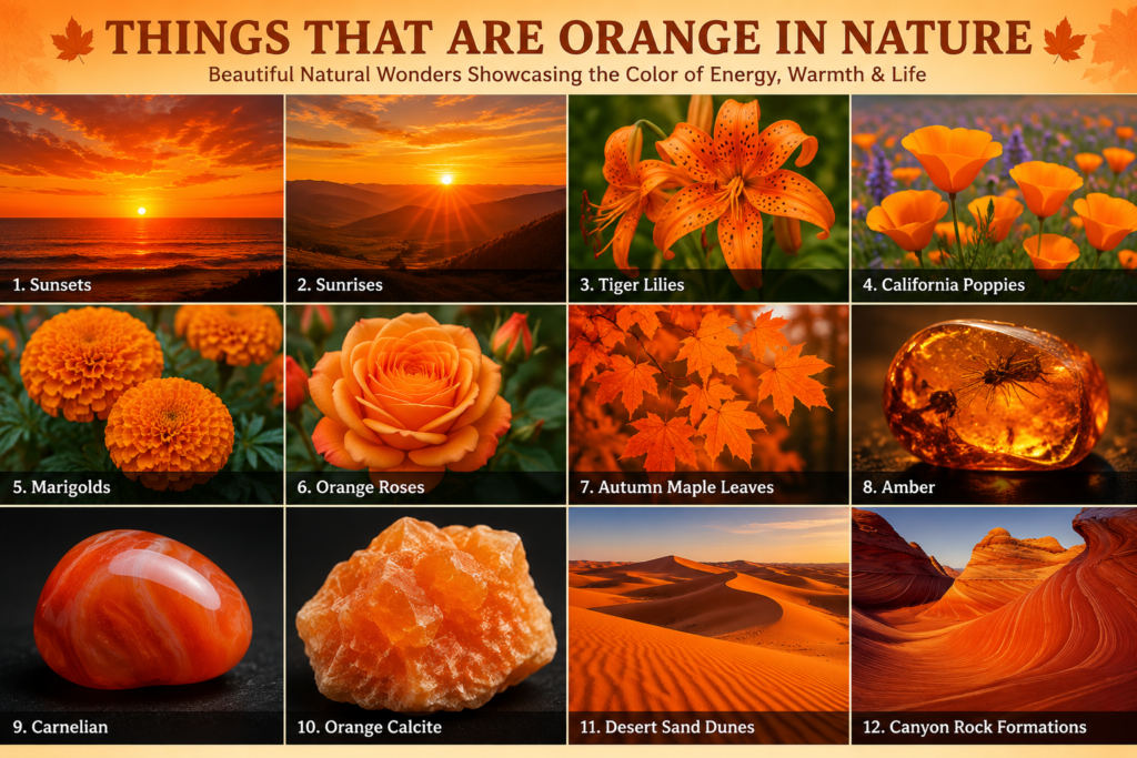 Things That Are Orange in Nature