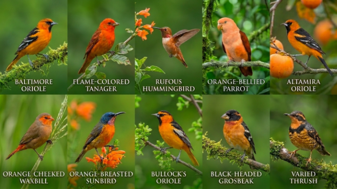 Birds That Are Orange