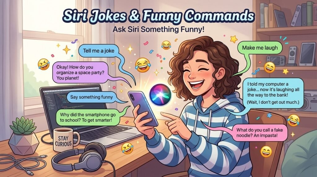 Siri Jokes and Funny Commands