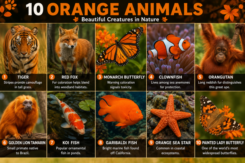 Animals That Are Orange