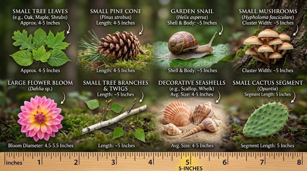 Examples in Nature: Things That Are 5 Inches