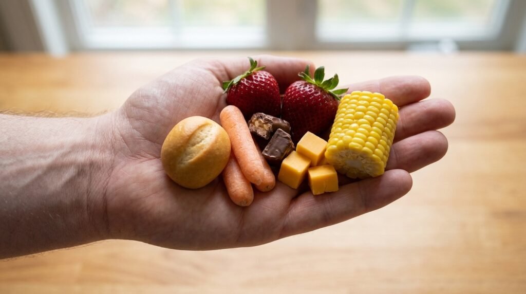 Food Examples Around Three Inches