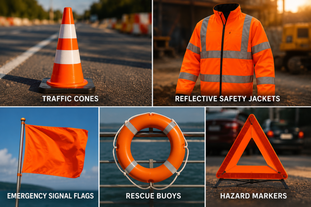 Safety Equipment's That Are Orange