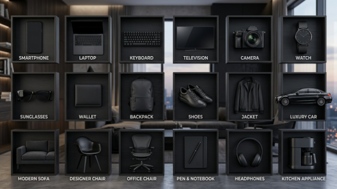 Everyday Objects That Are Black