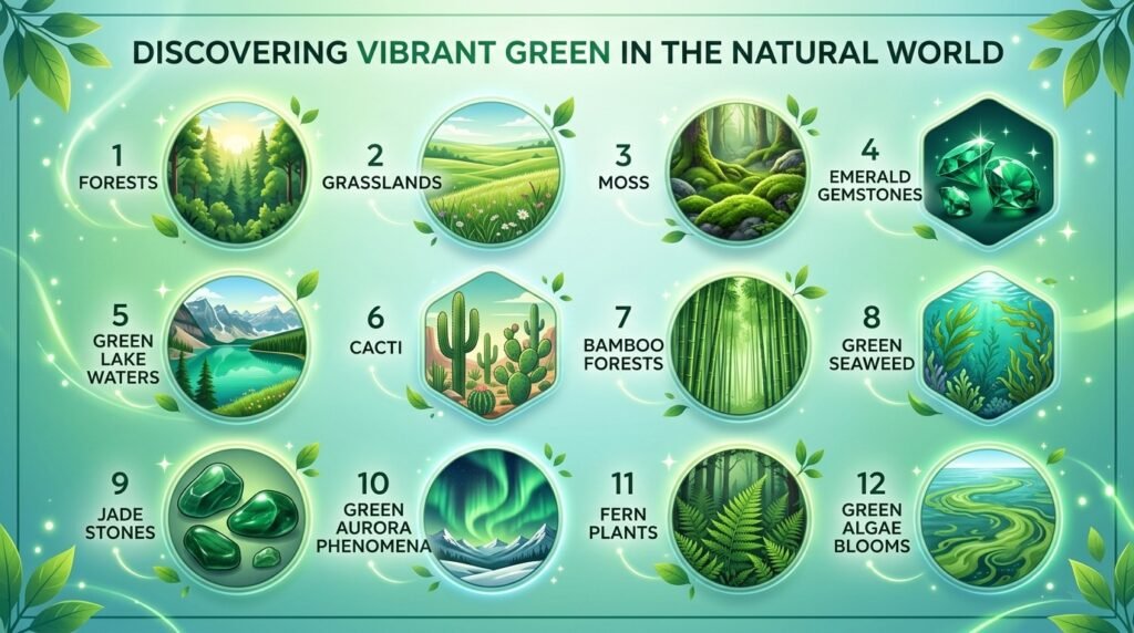 Examples in Nature: Things That Are Green in the Natural World