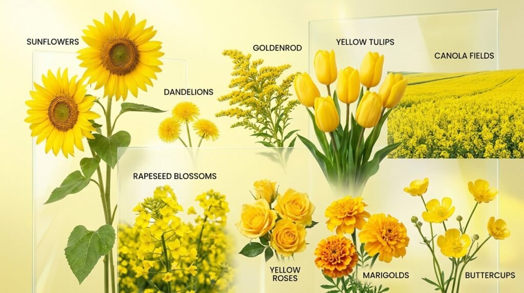 Things that are Yellow in Nature