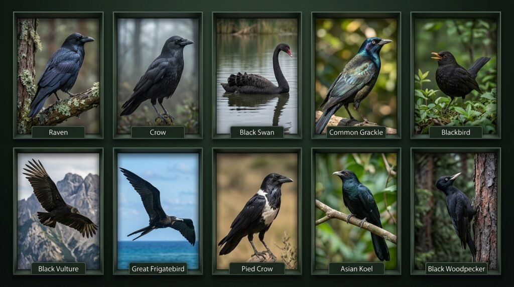 Birds With Black Coloration