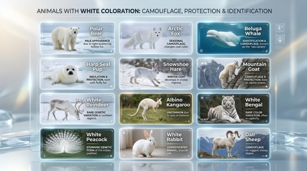 Animals that are white