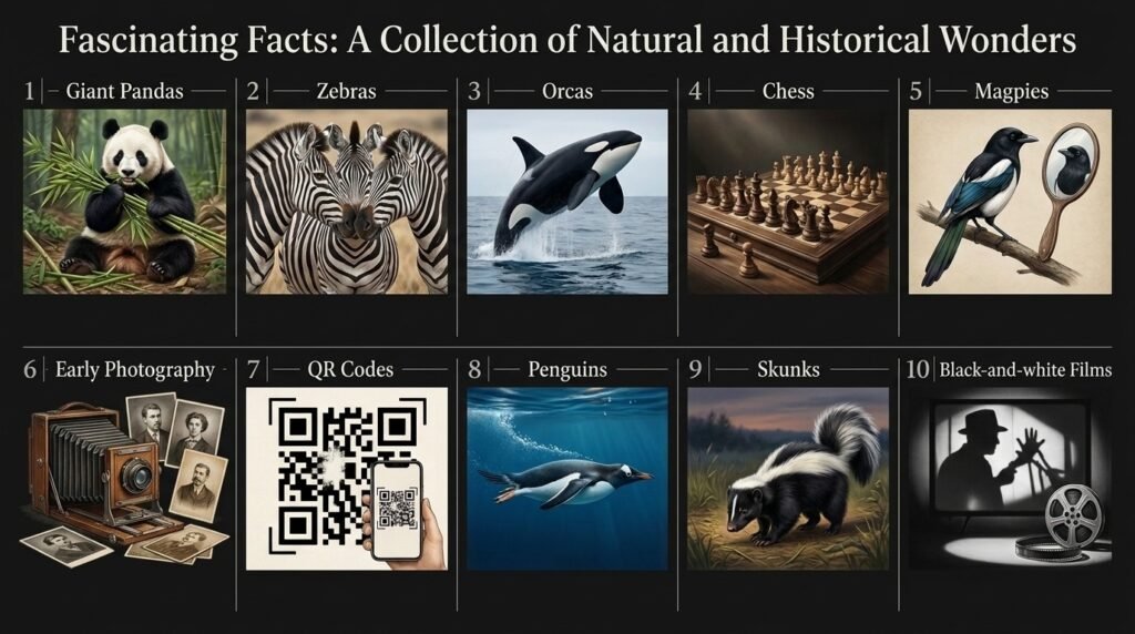 Interesting Facts About Black and White Things