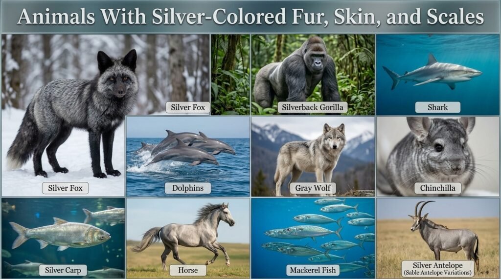 Animals With Silver Coloring