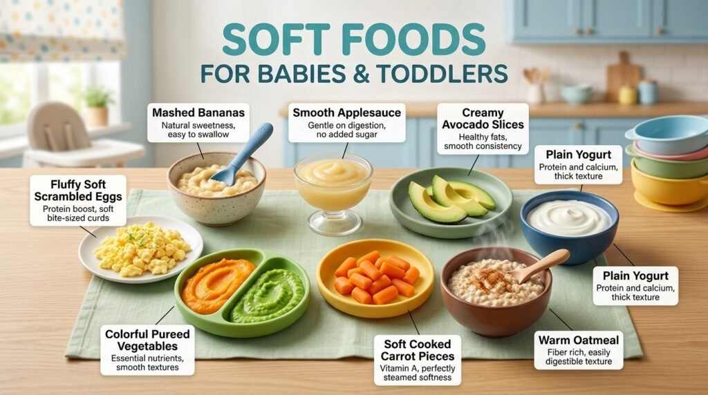 Soft Foods for Babies and Toddlers