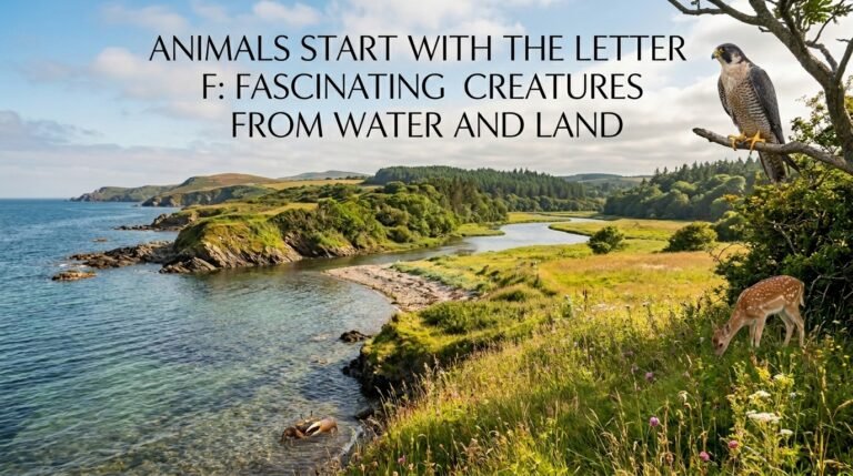 Animals Start With the Letter F: Fascinating Creatures From Water and Land