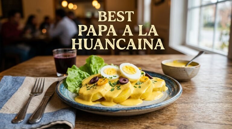 How to Make the Best Papa a la huancaina near me: Easy Traditional Method