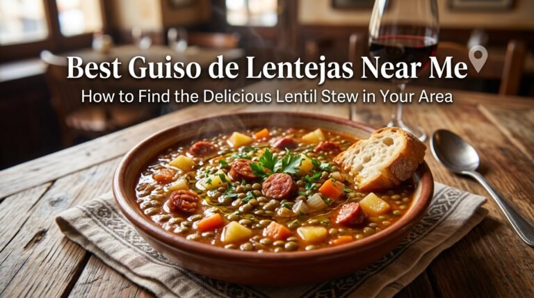Best Guiso de Lentejas Near Me: How to Find the Delicious Lentil Stew in Your Area
