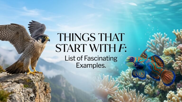 Things That Start With F: List of Fascinating Examples
