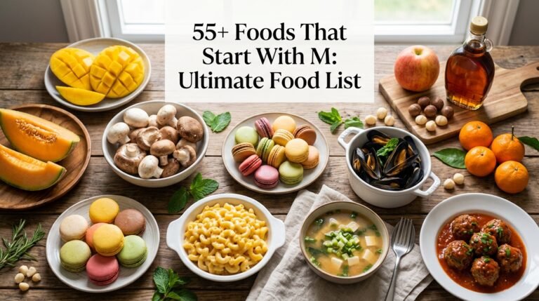 55+ Foods That Start With M: Ultimate Food List