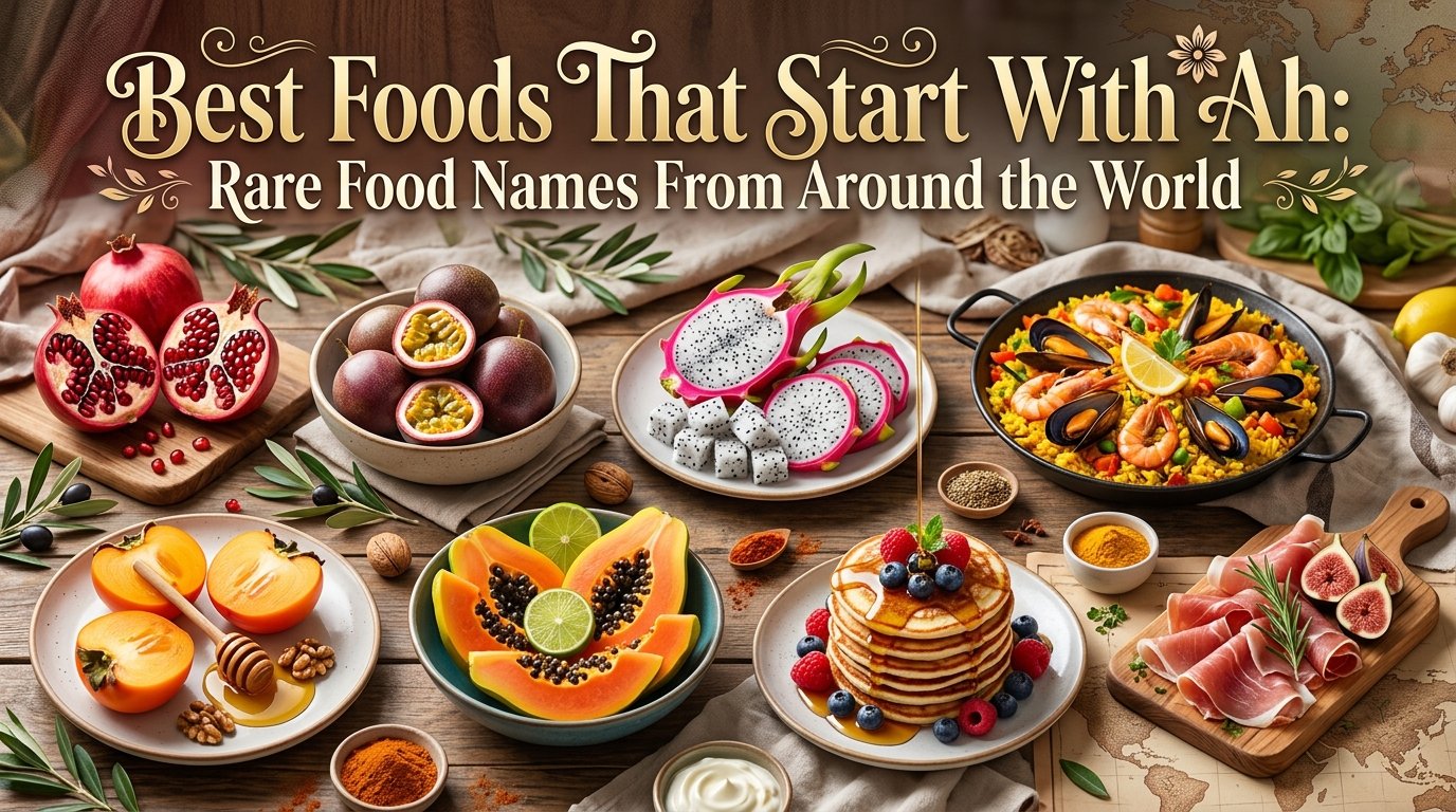 Best Foods That Start With Ah: Rare Food Names From Around the World