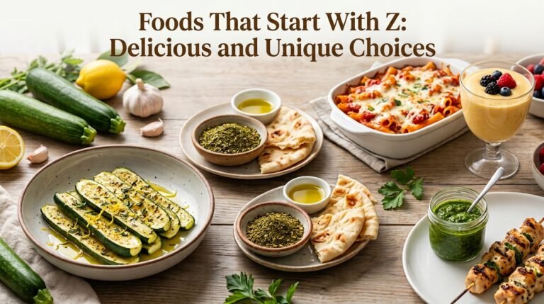 Foods That Start With Z: Delicious and Unique Choices 
