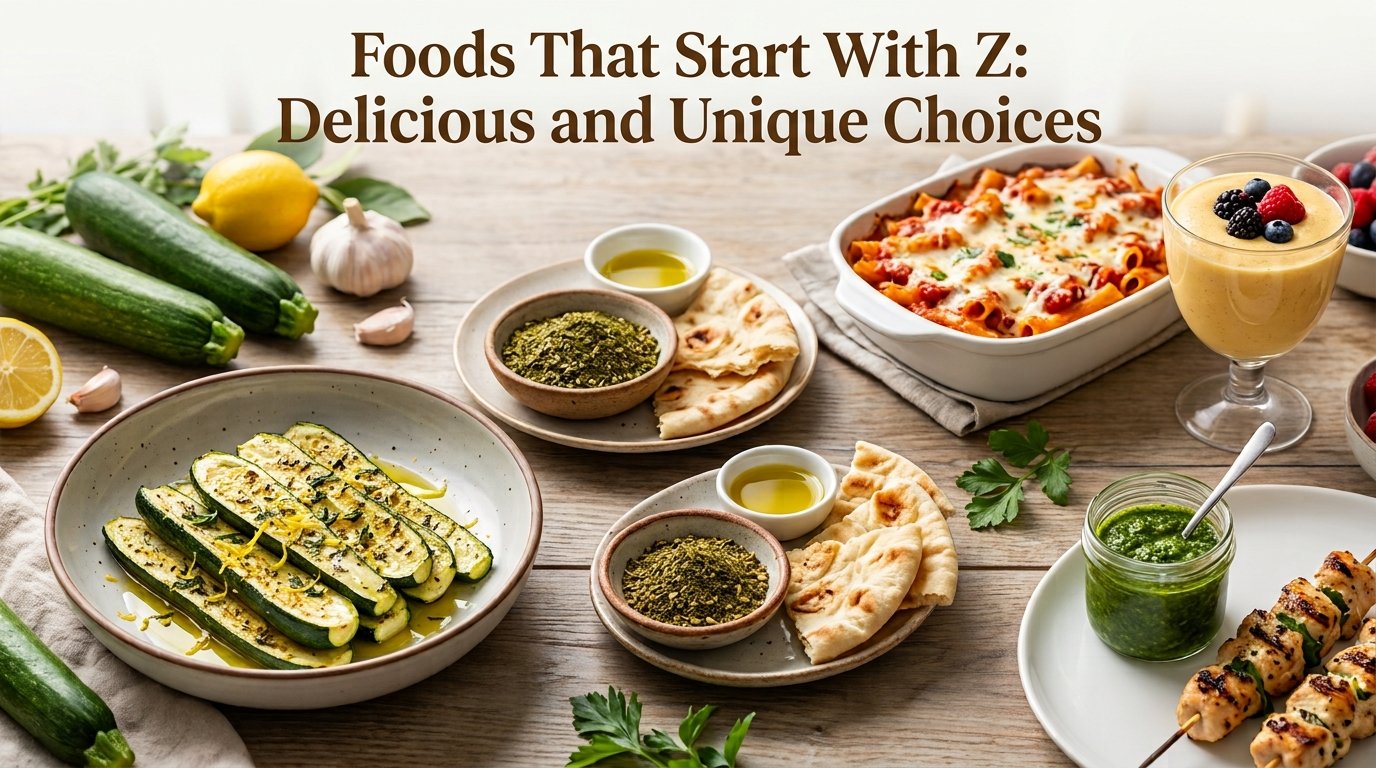 Foods That Start With Z: Delicious and Unique Choices