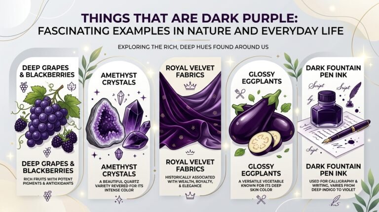 Things That Are Dark Purple: Fascinating Examples in Nature and Everyday Life