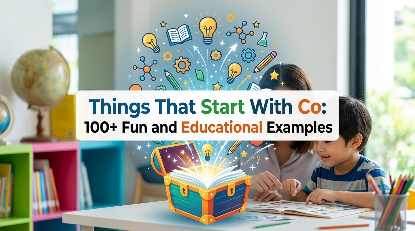 Things That Start With Co: 100+ Fun and Educational Examples