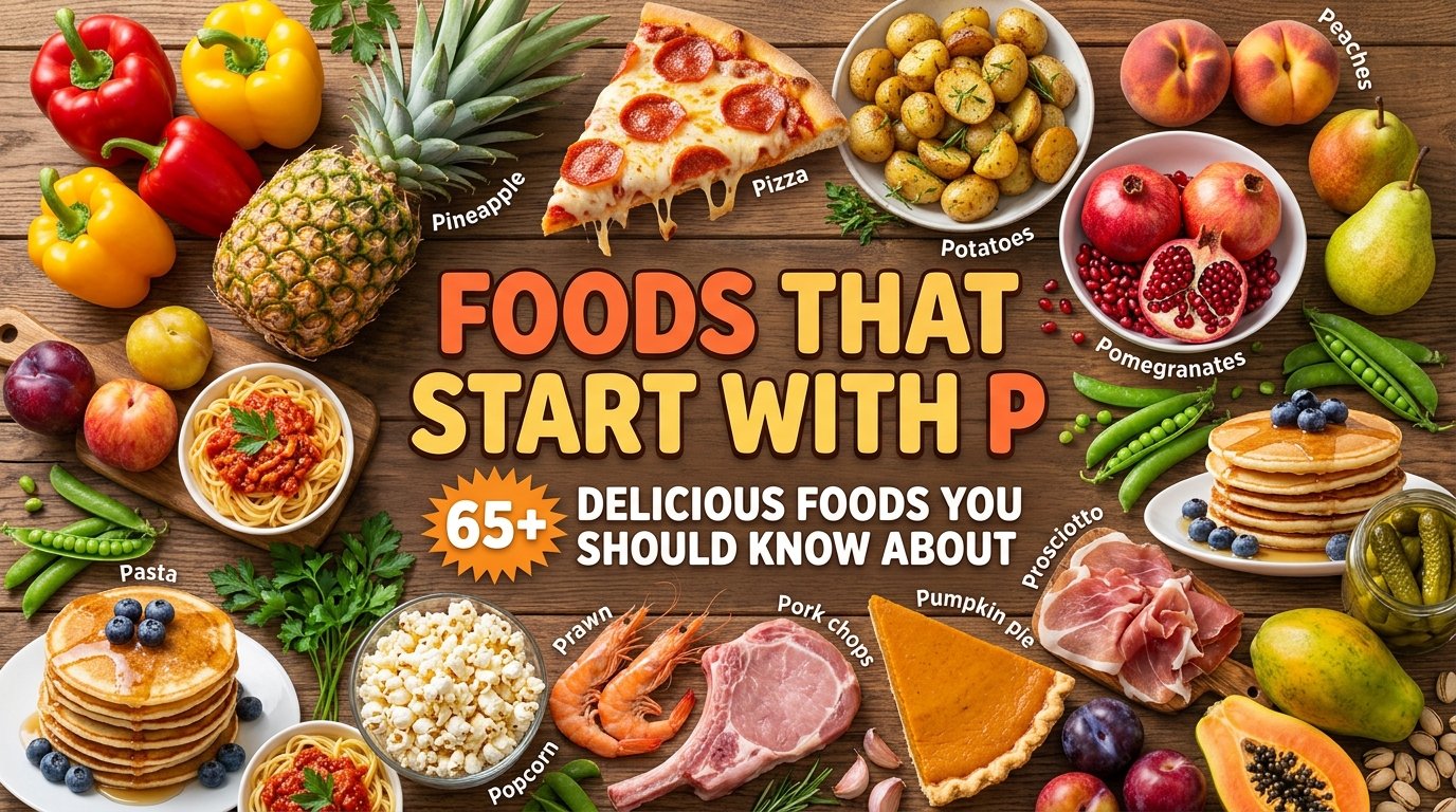 Foods That Start With P: 65+ Delicious Foods You Should Know About