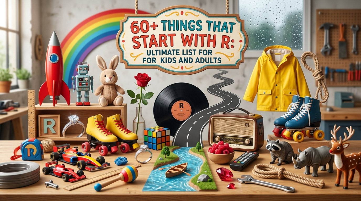 60+ Things That Start With R: Ultimate List for Kids and Adults