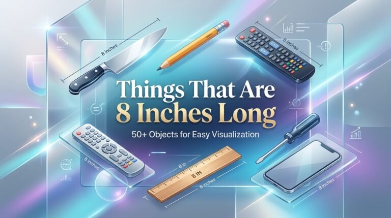 Things That Are 8 Inches Long:50+ Objects for Easy Visualization