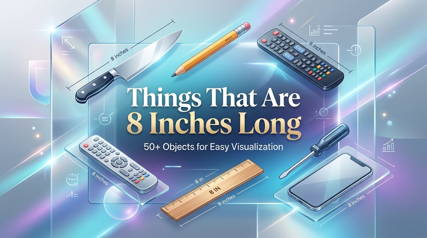 Things That Are 8 Inches Long:50+ Objects for Easy Visualization