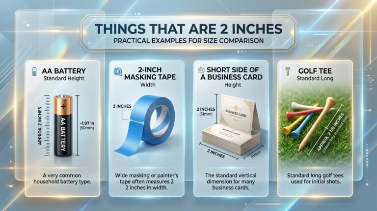 Things That Are 2 Inches: Practical Examples for Size Comparison
