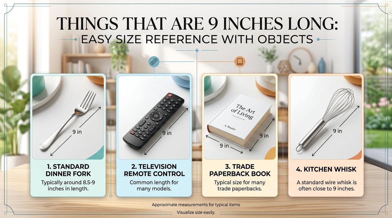 Things That Are 9 Inches Long: Easy Size Reference With Objects