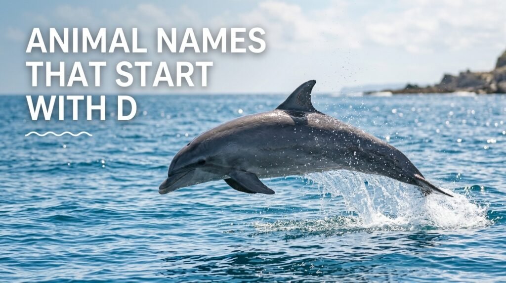 Animal Names That Start With D