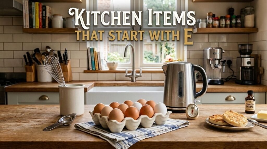 Kitchen Items That Start With E