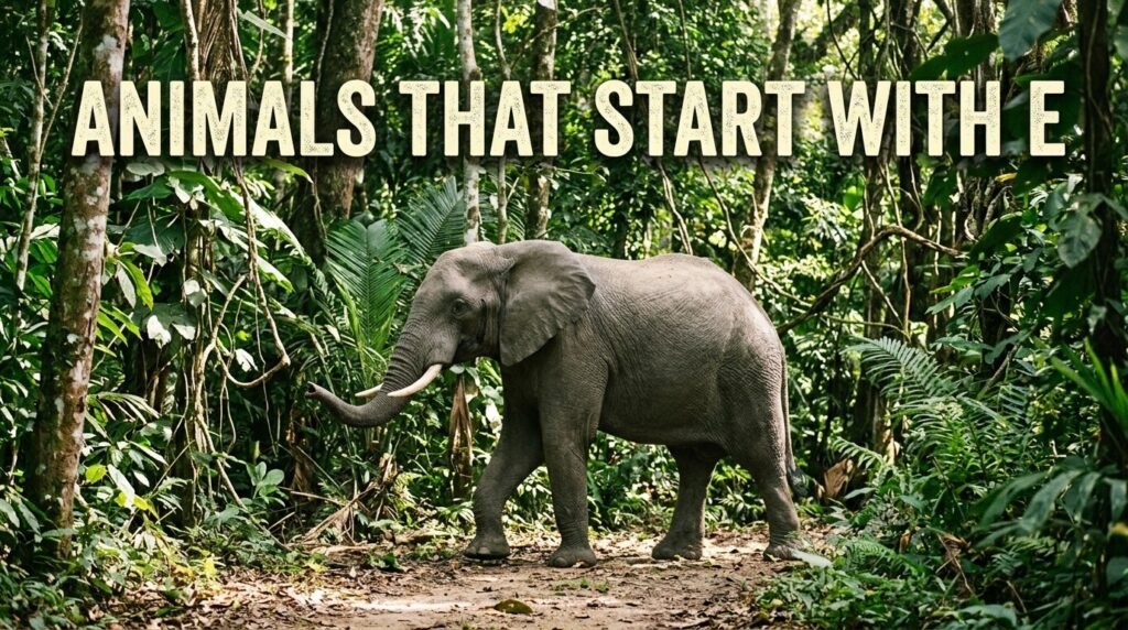 Animals That Start With E