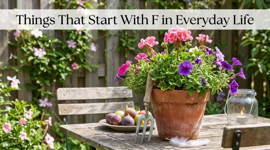 Things That Start With F in Everyday Life