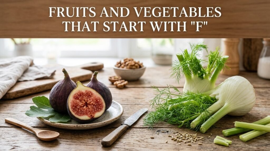 Fruits and Vegetables That Start With F