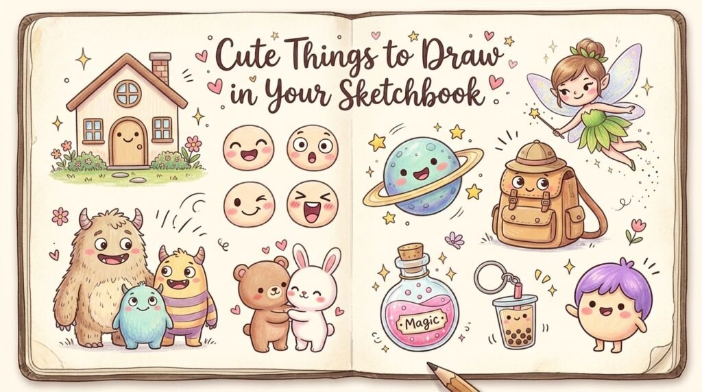 Cute Things to Draw in Your Sketchbook