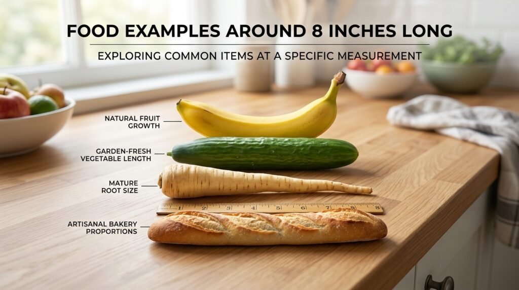 Food Examples That Are Around 8 Inches Long